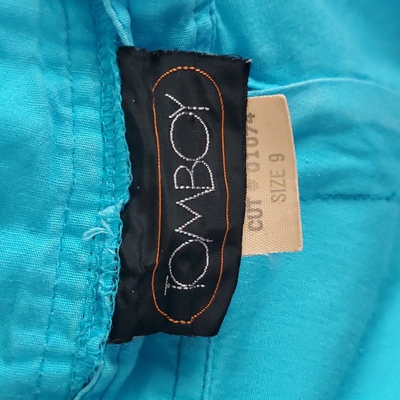 VINTAGE Tomboy Blue Skirt with Pockets Woman XS - Picture 7 of 9